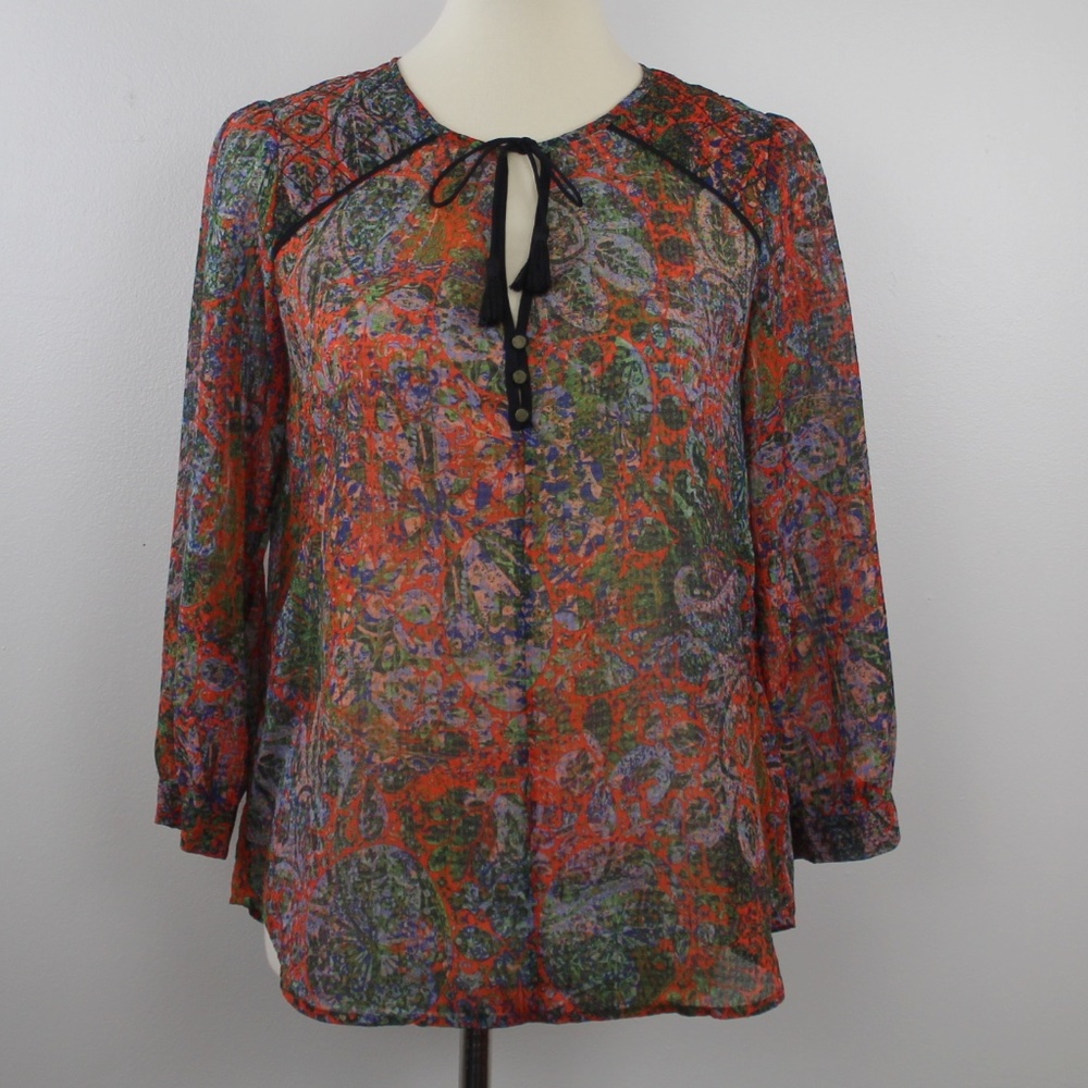 Anthropologie Edme & Esyllte Peasant Top 4